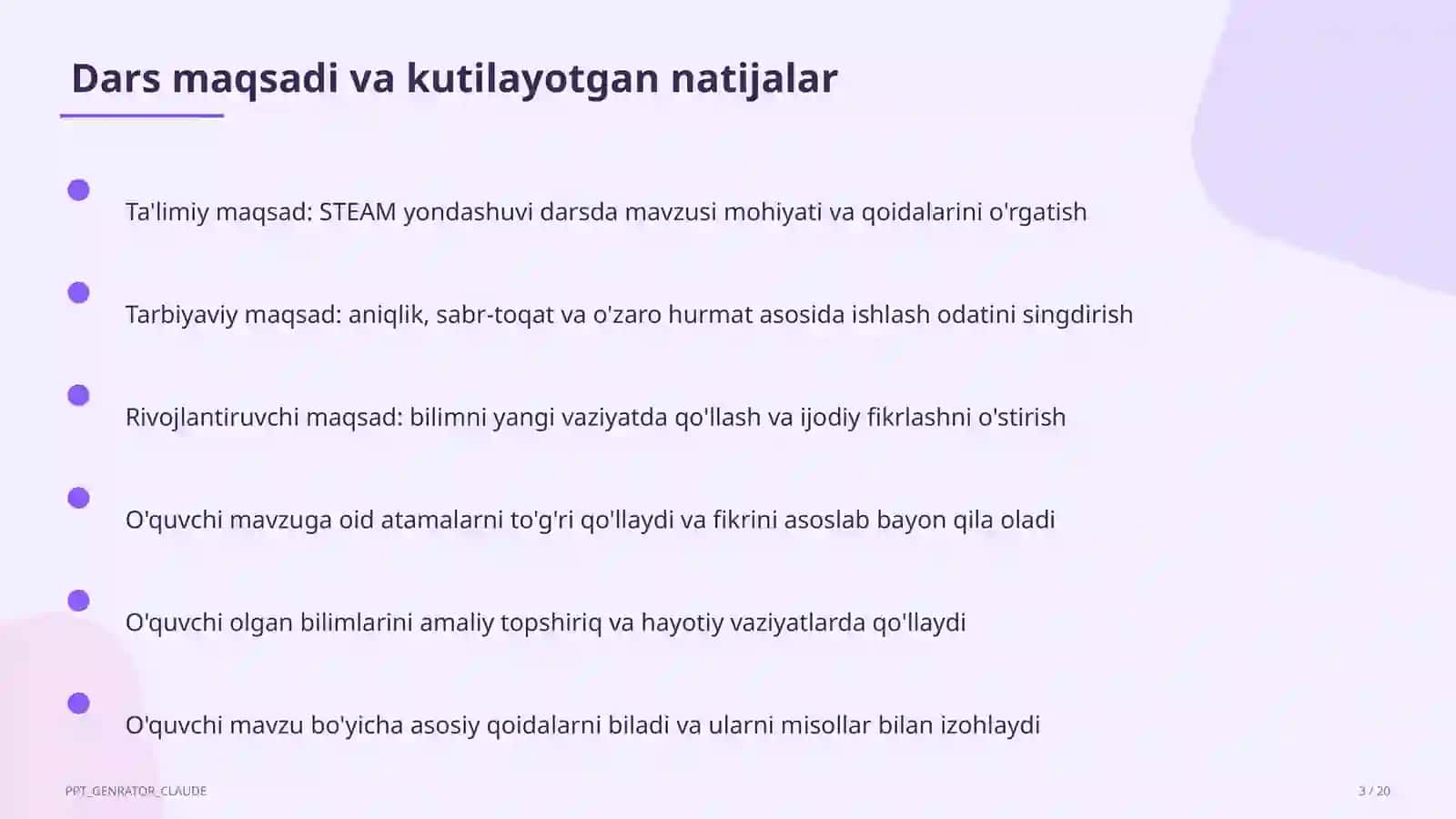 STEAM yondashuvi darsda 3