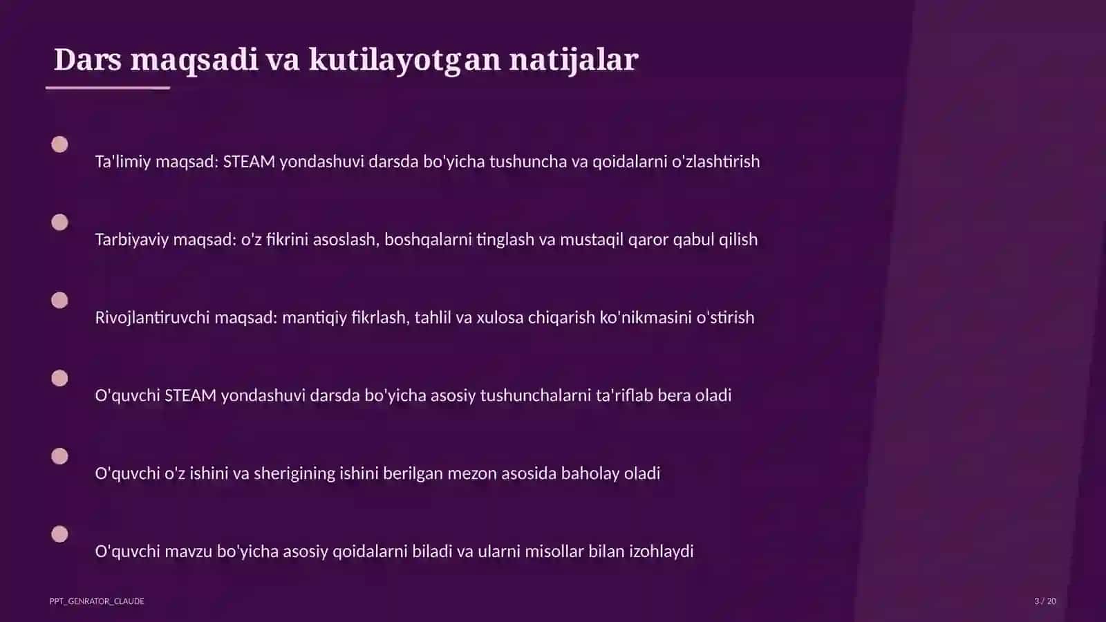 STEAM yondashuvi darsda 3
