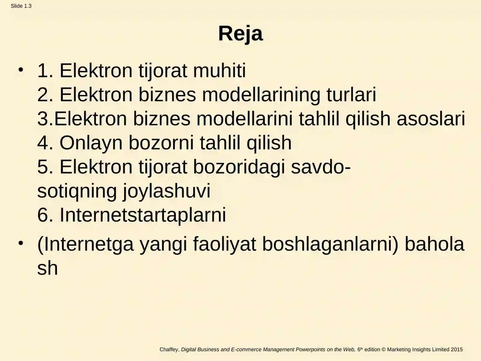 E-тижорат бозорлари ва моделлари 3