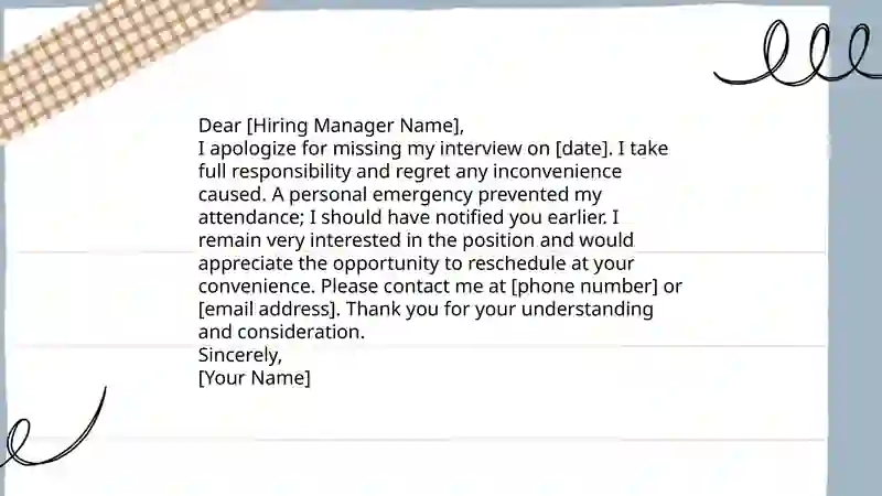 Appology letter 3