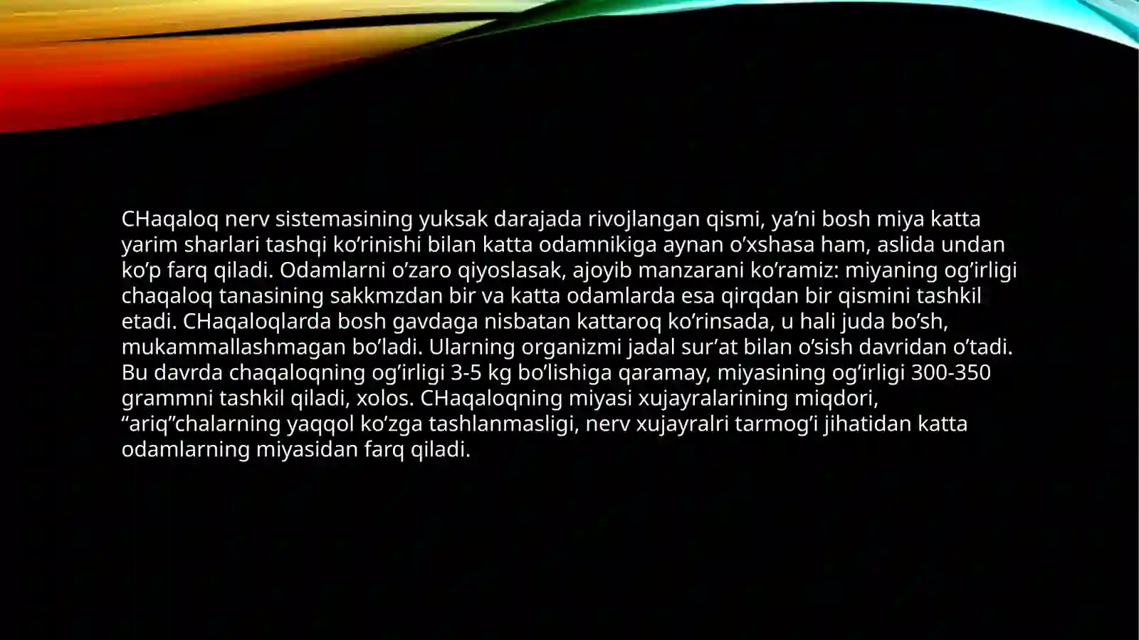 GO‘DAKLIK DAVRI 3