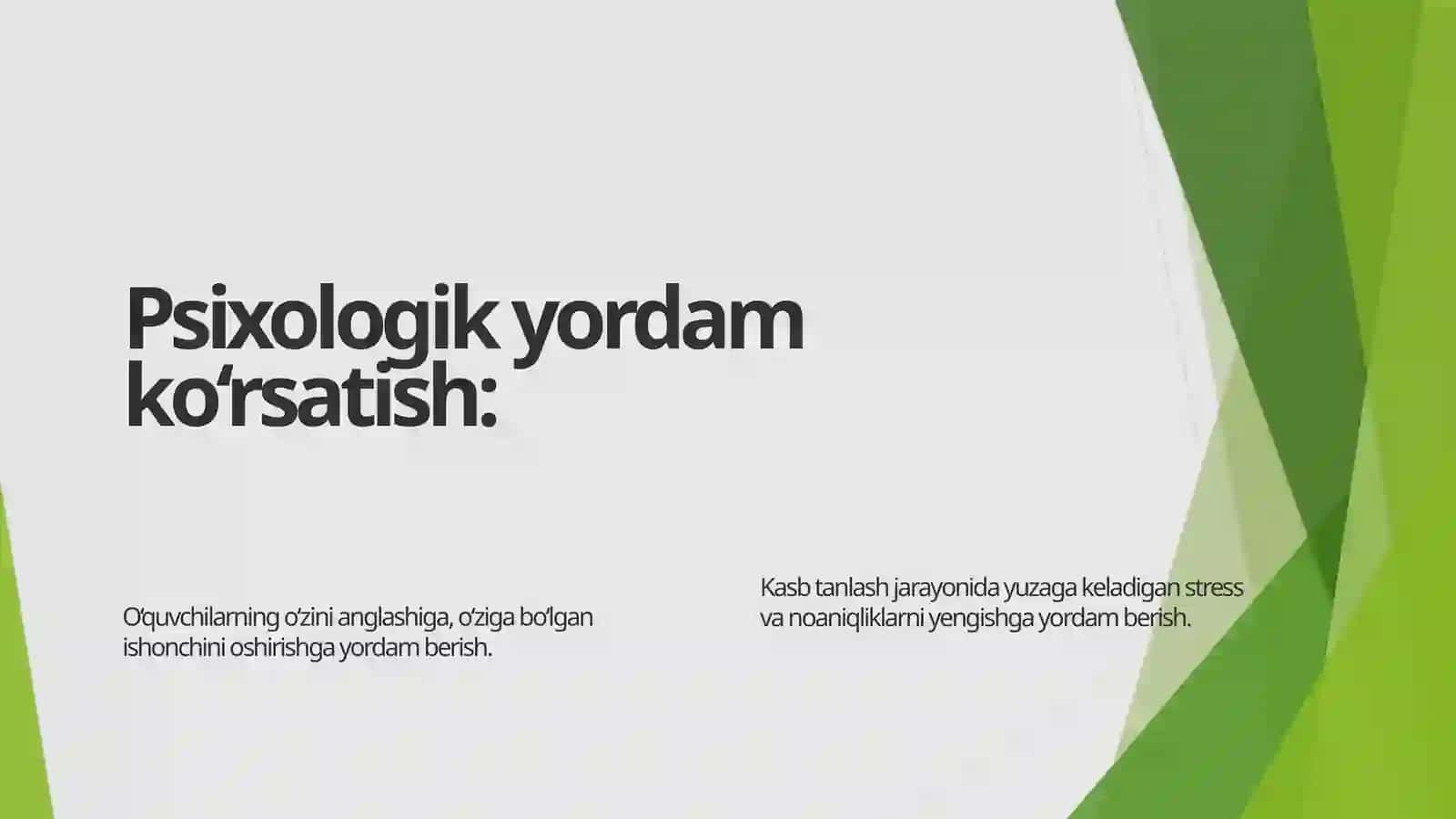 Kasb-hunarga yo‘naltirish 3