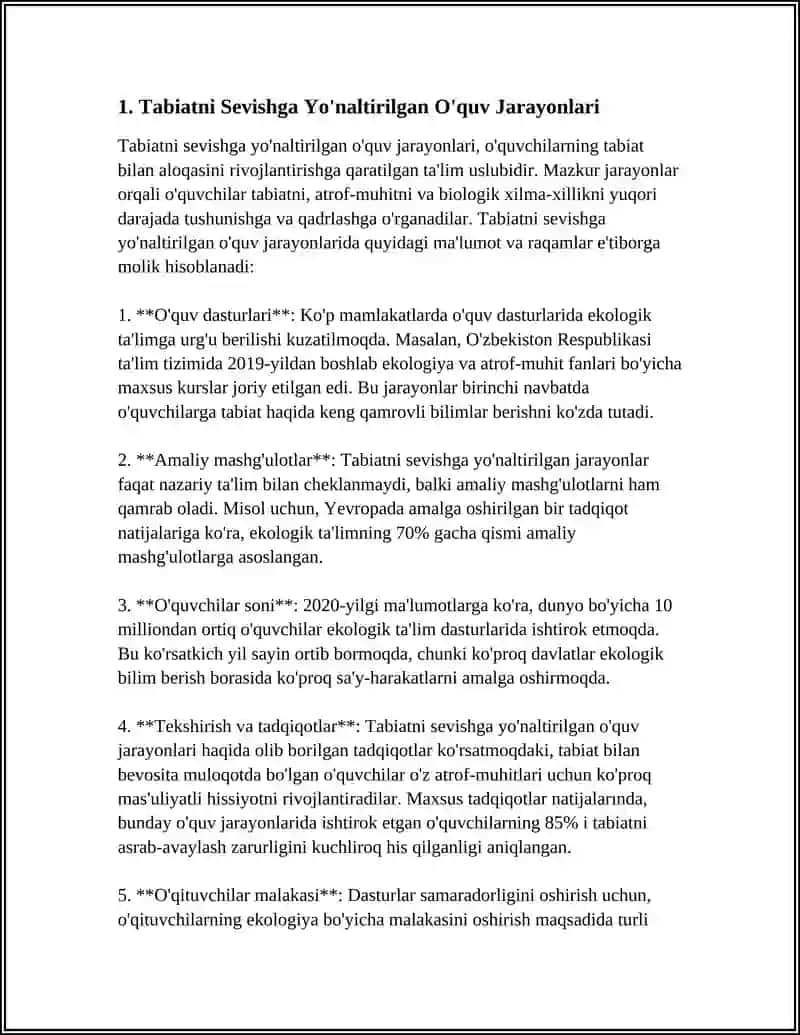 O'QISH DARSLARIDA TABIATNI SEVING VA ASRANG O'RGANISHDA YANGI METODIK TEXNOLOGIYA 3