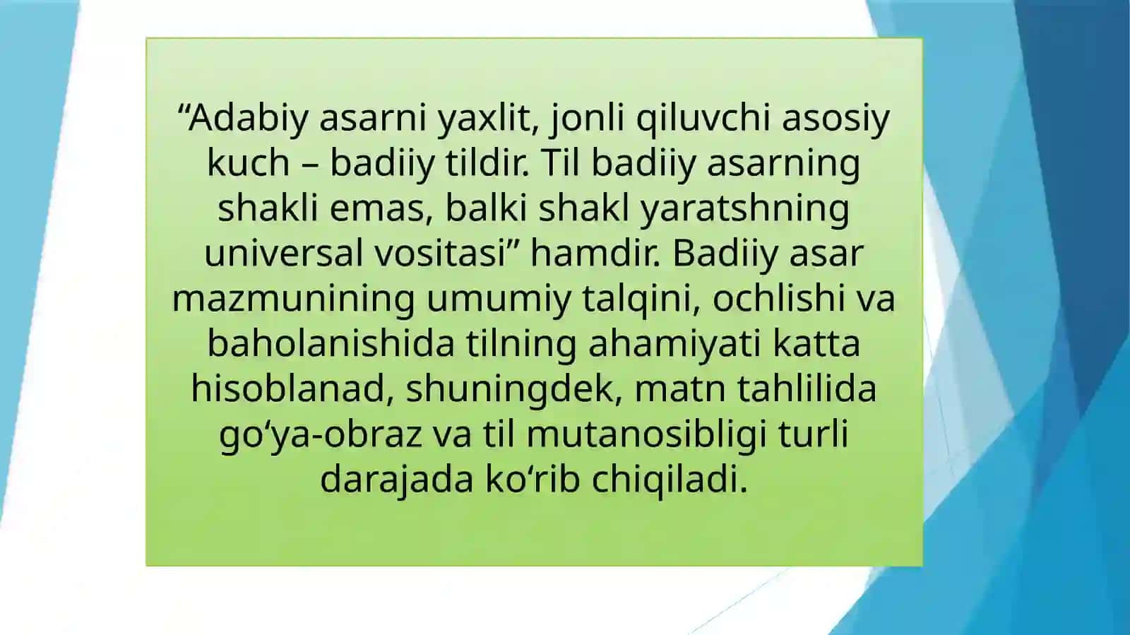 Badiiy asar tilini tahlil qilish usullari (“Navoiy”romani misolida) 3