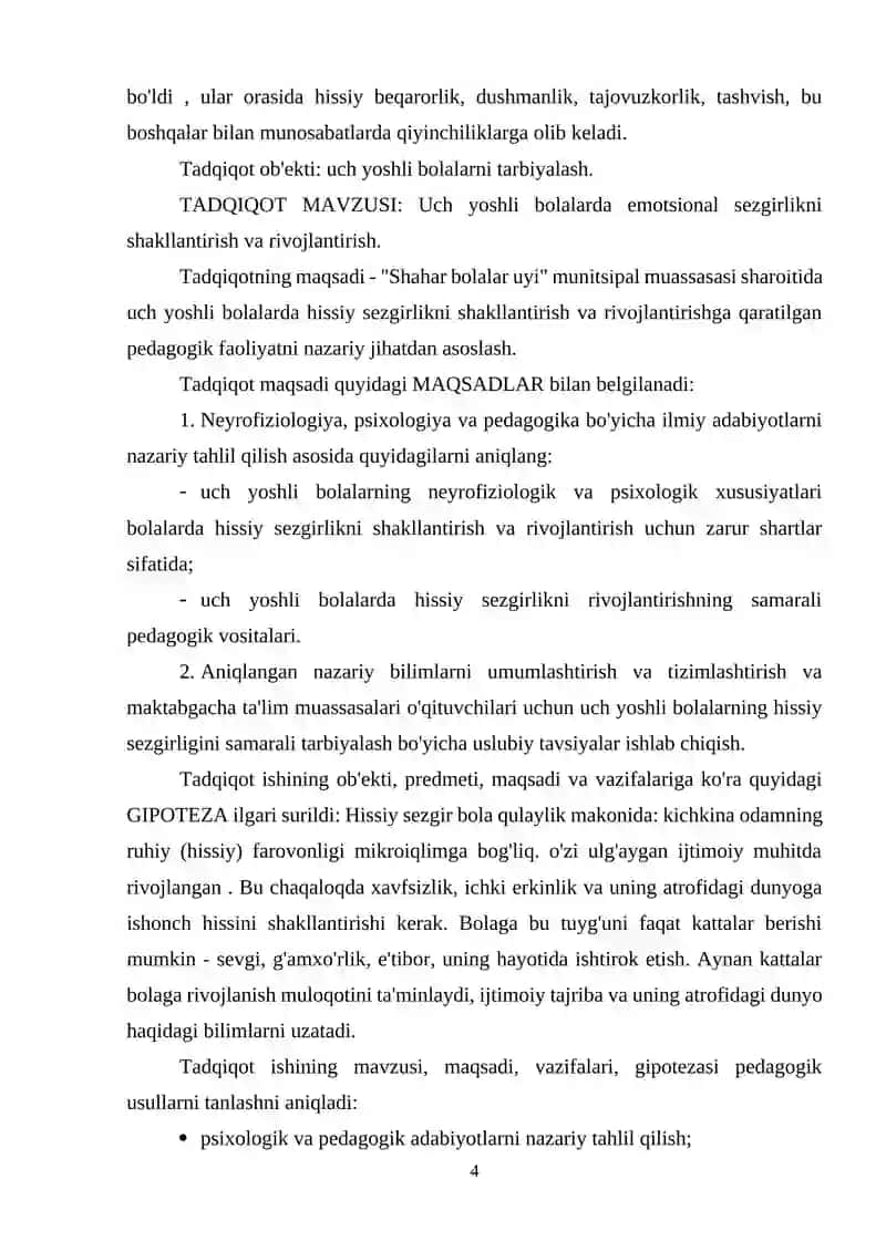 Uch yoshli bolalar hissiy sezgirligini rivojlantirish 3