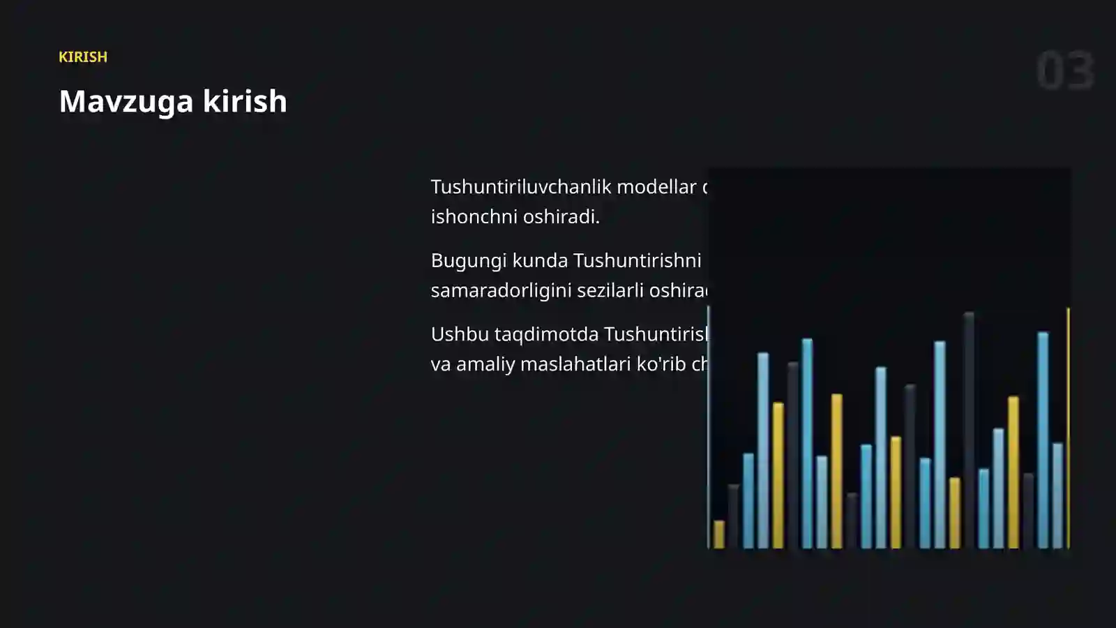 TUSHUNTIRILUVCHANLIK 3