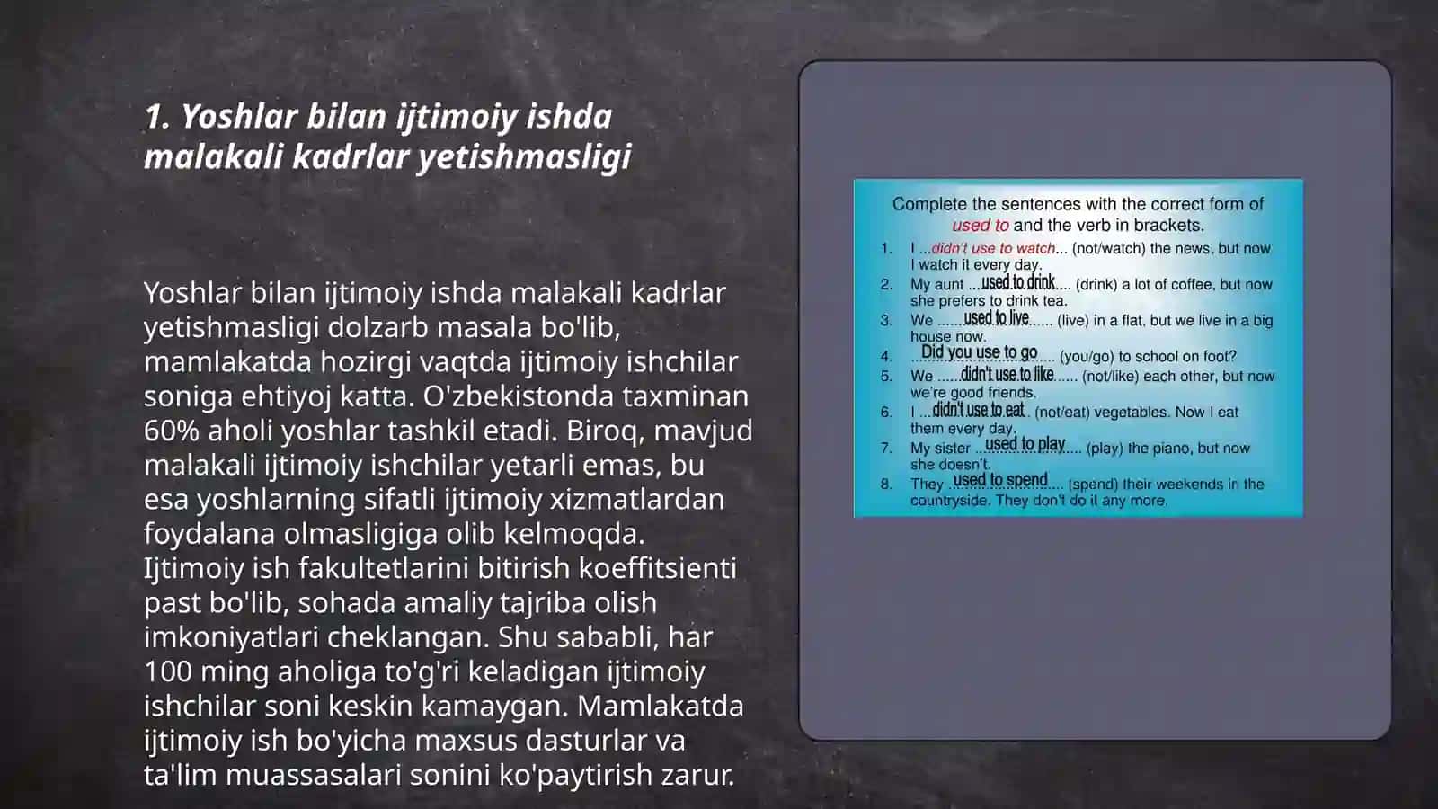 Yoshlar bilan ijtimoiy ishning afzalliklari va muammolari 3