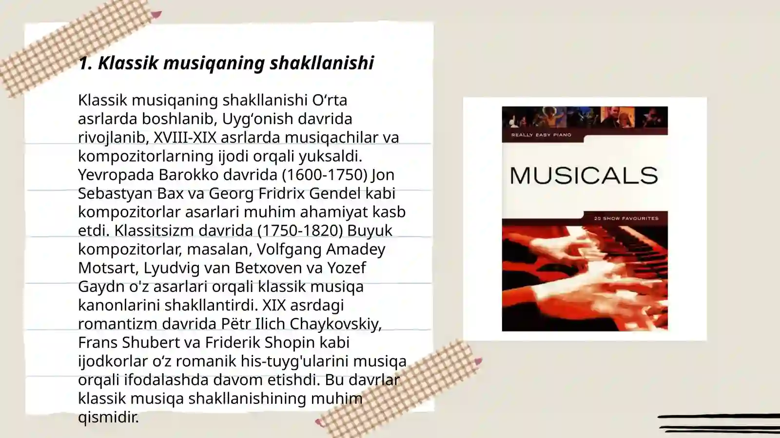 Klassik musiqa va uning tarixi 3