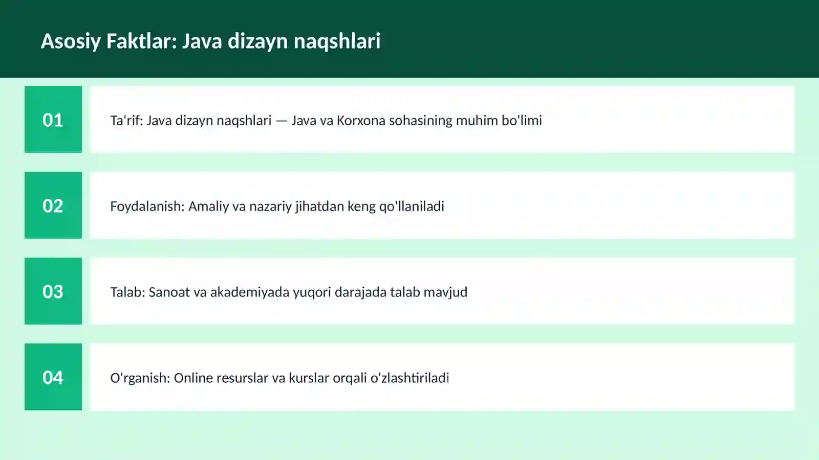 Java dizayn naqshlari 3