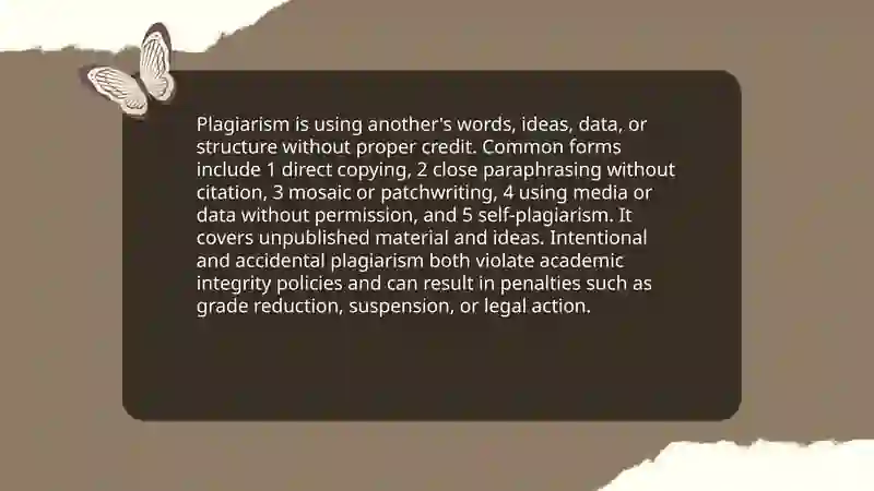 Avoid plagiarism 3