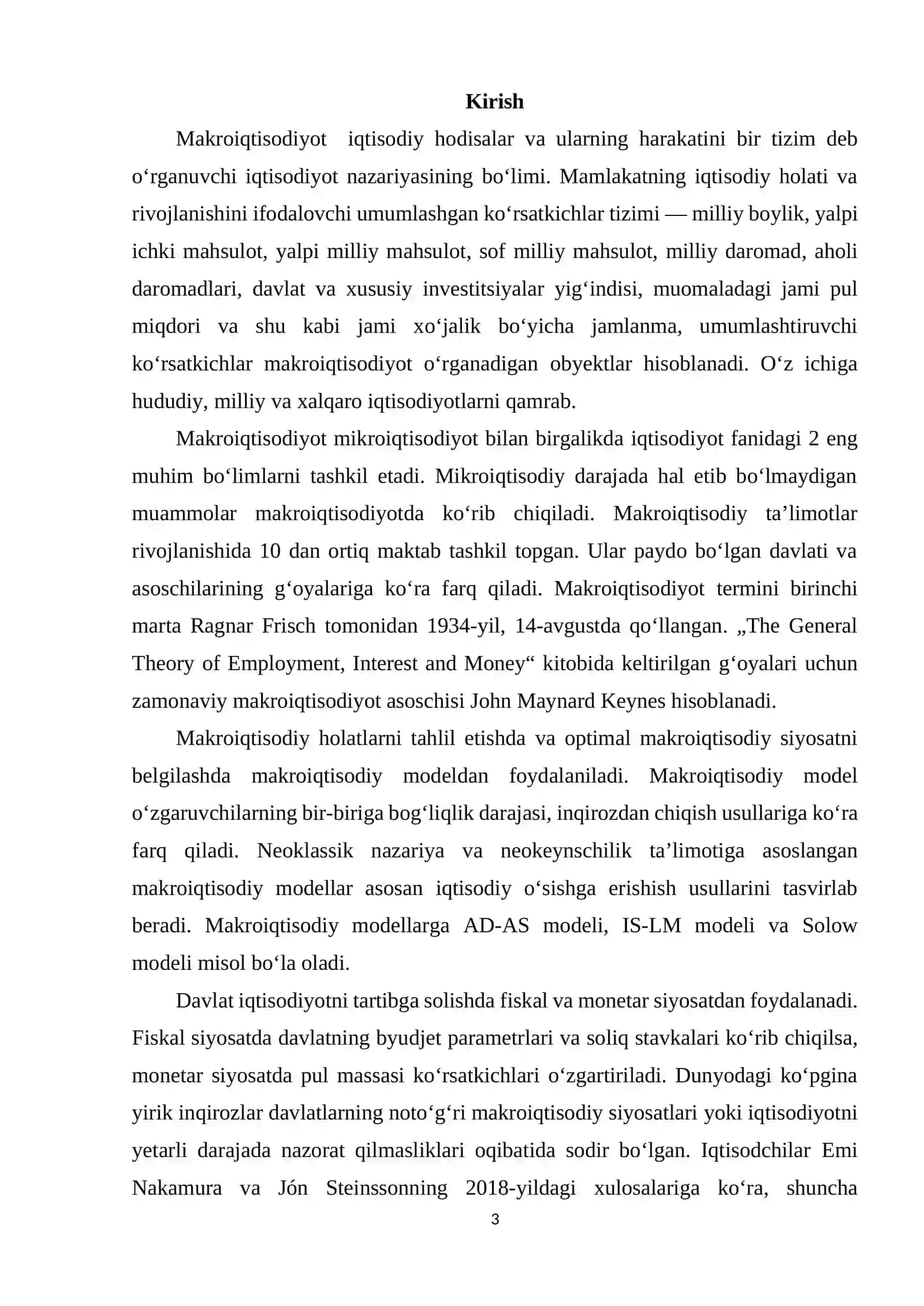 Kurs ishi (Loyihasi)ni bajarish uchun 3