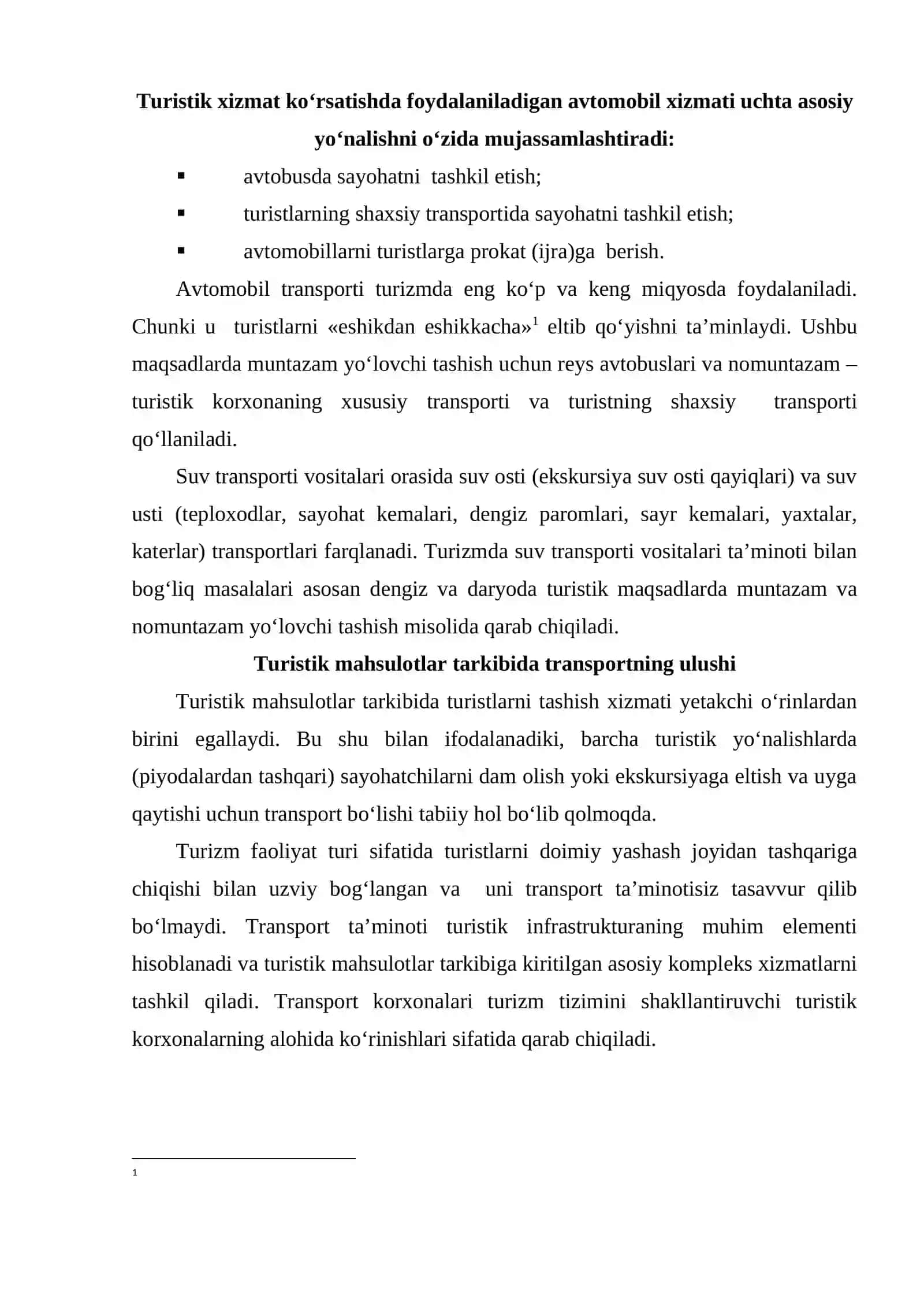 Transport xizmati amalga oshiruvchi tashkilotlar 3