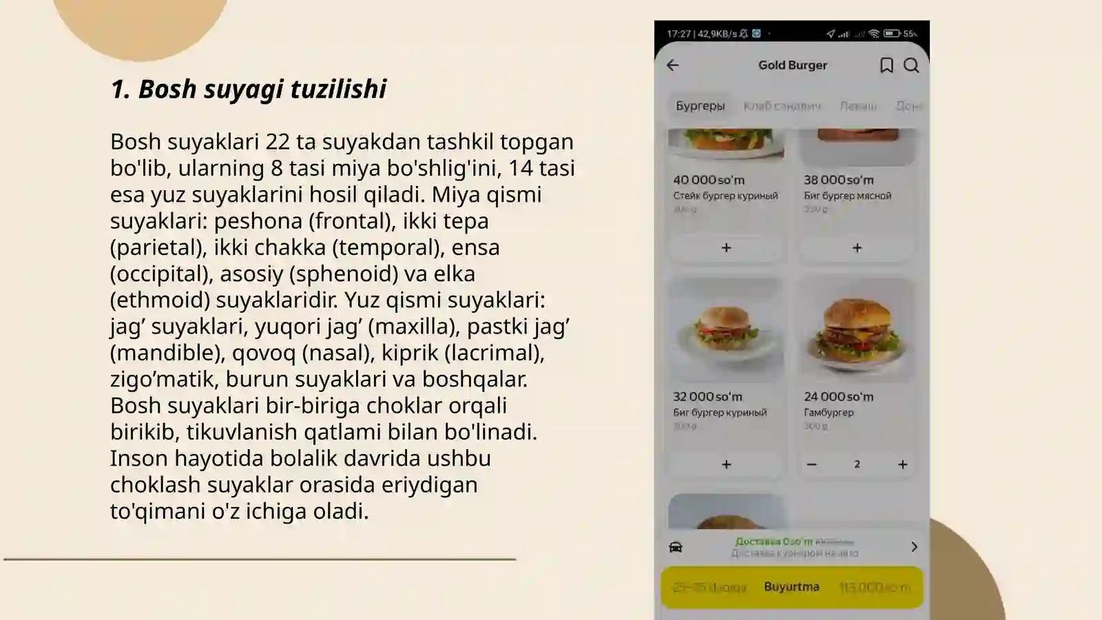 Bosh suyagi qismlari 3