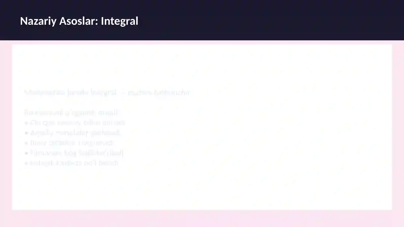 Limitlar 3