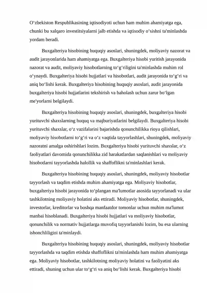 Buxgalteriya hisobini tashkil qilishning huquqiy va me'yoriy asoslari 3
