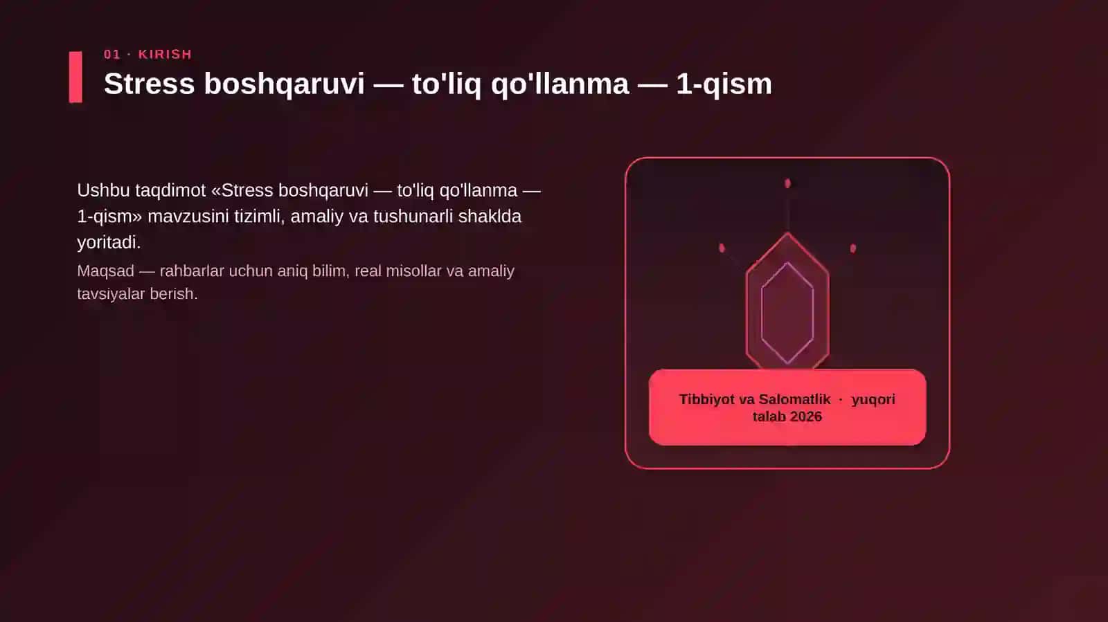 Stress boshqaruvi — to'liq qo'llanma — 1-qism 3