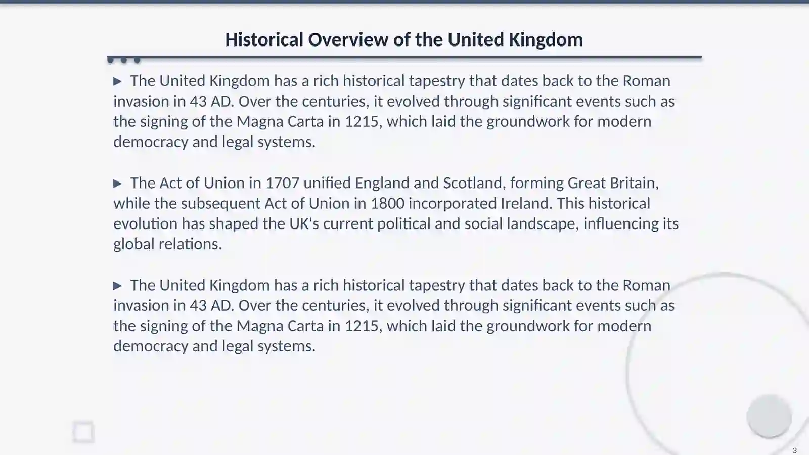 Historical Overview of the United Kingdom 3