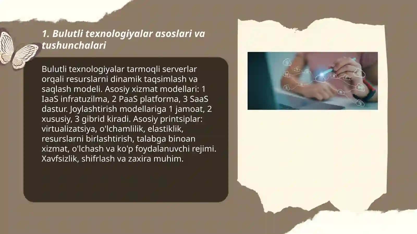 Bulutli texnologiyalar asoslari va tushunchalari 3