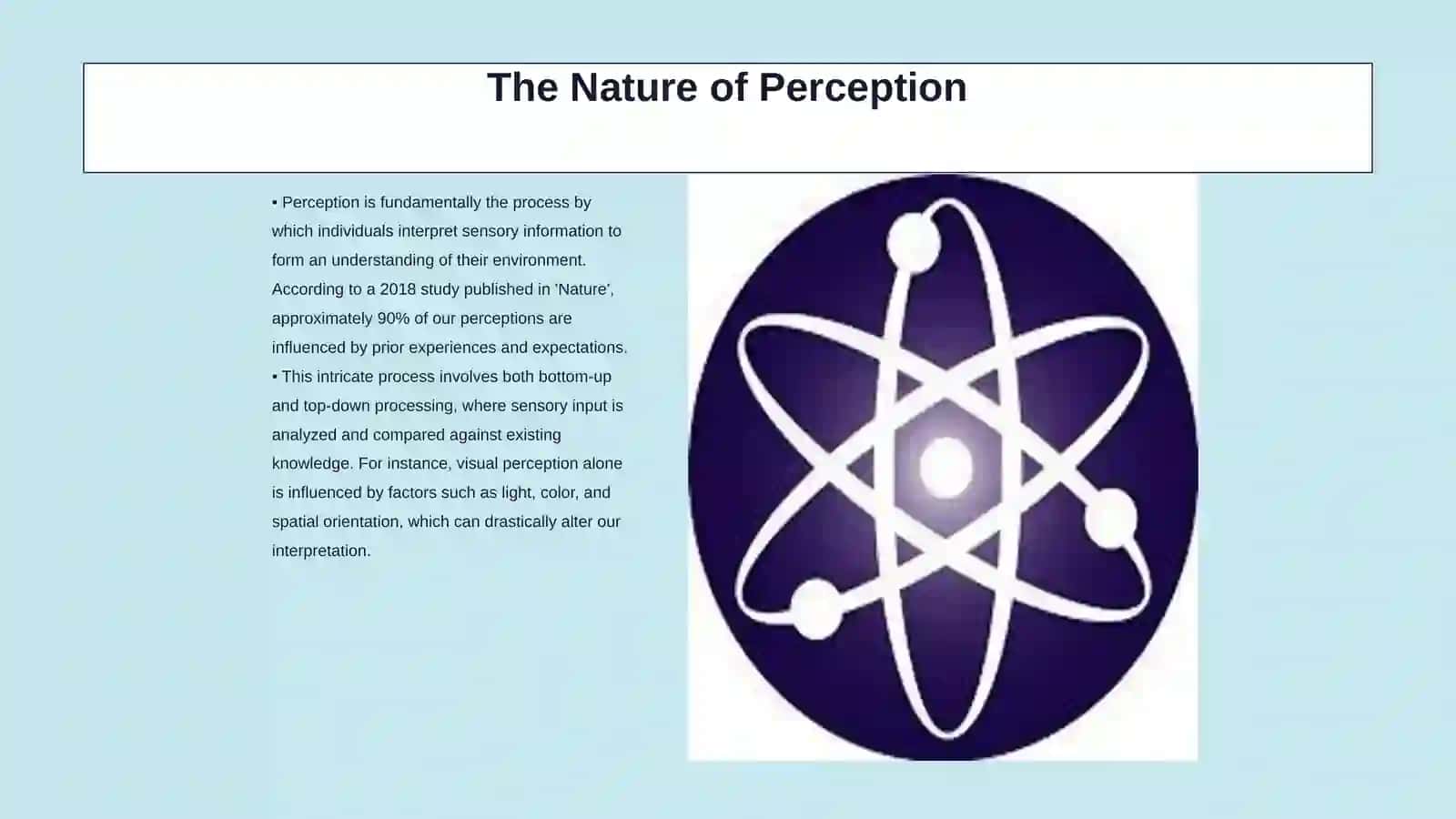 The Nature of Perception 3