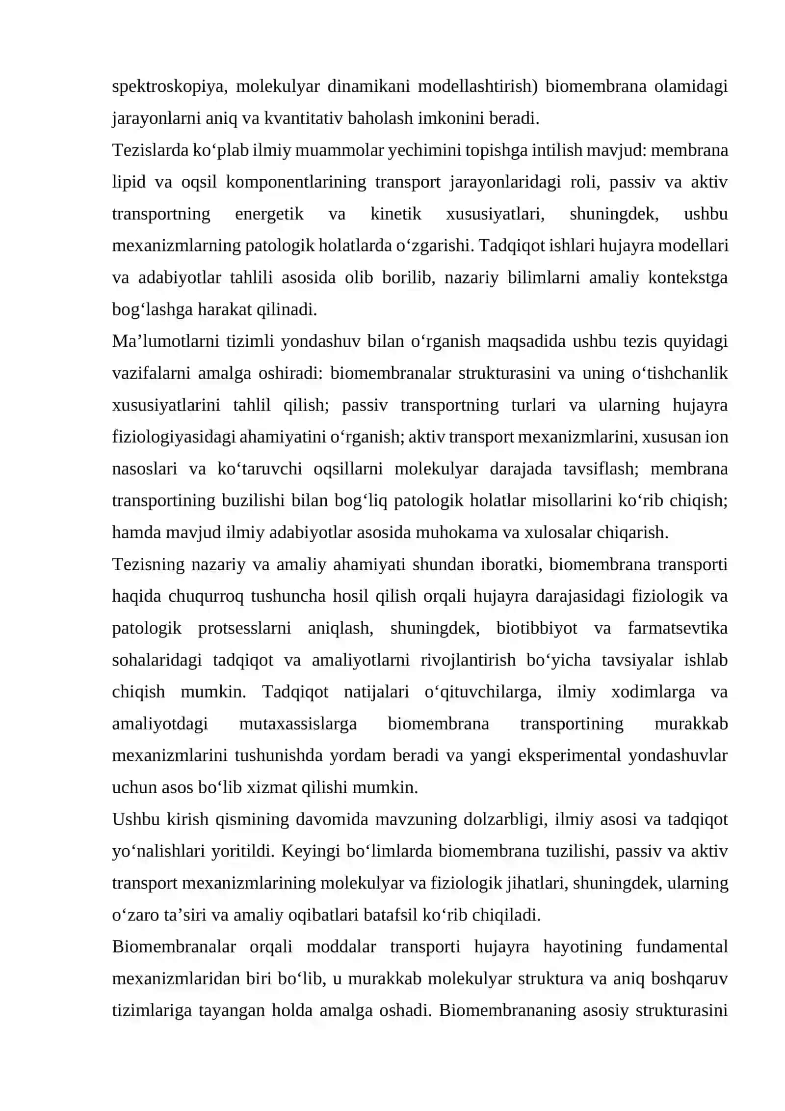 BIOMEMBRANALAR ORQALI MODDALARNING AKTIV VA PASSIV TRANSPORTI 3