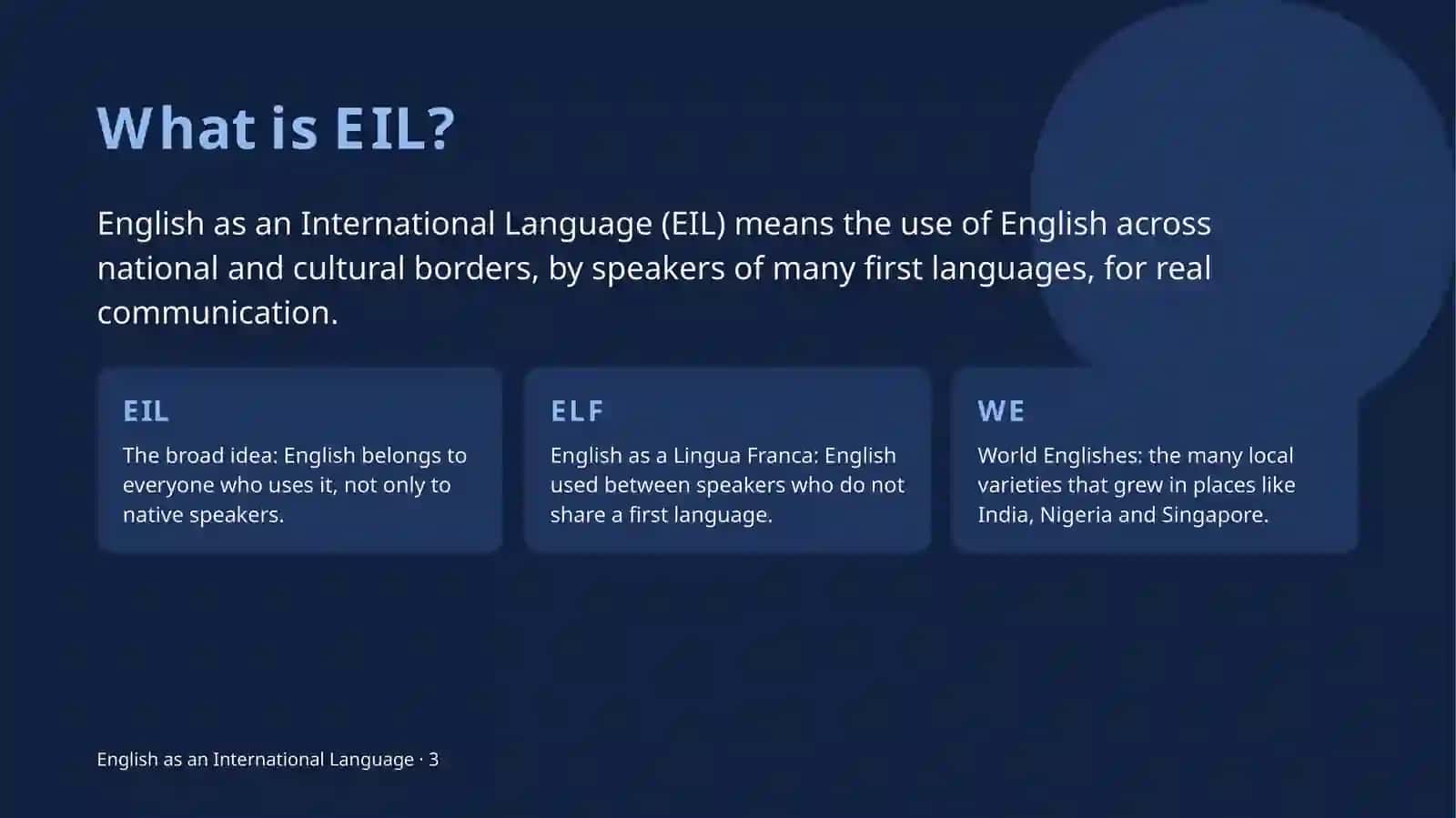 English as an International Language 3