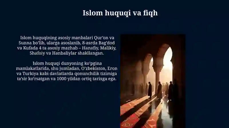 Islom dini tarixi va ta'limoti 3