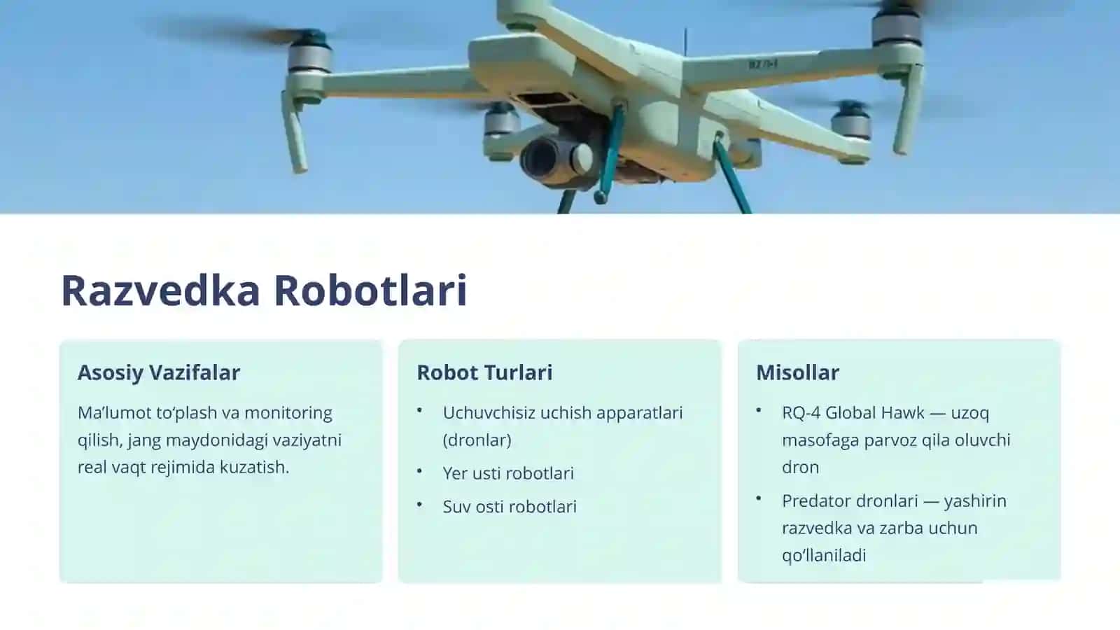 Harbiyrobotlarning turlari va vazifalari 3