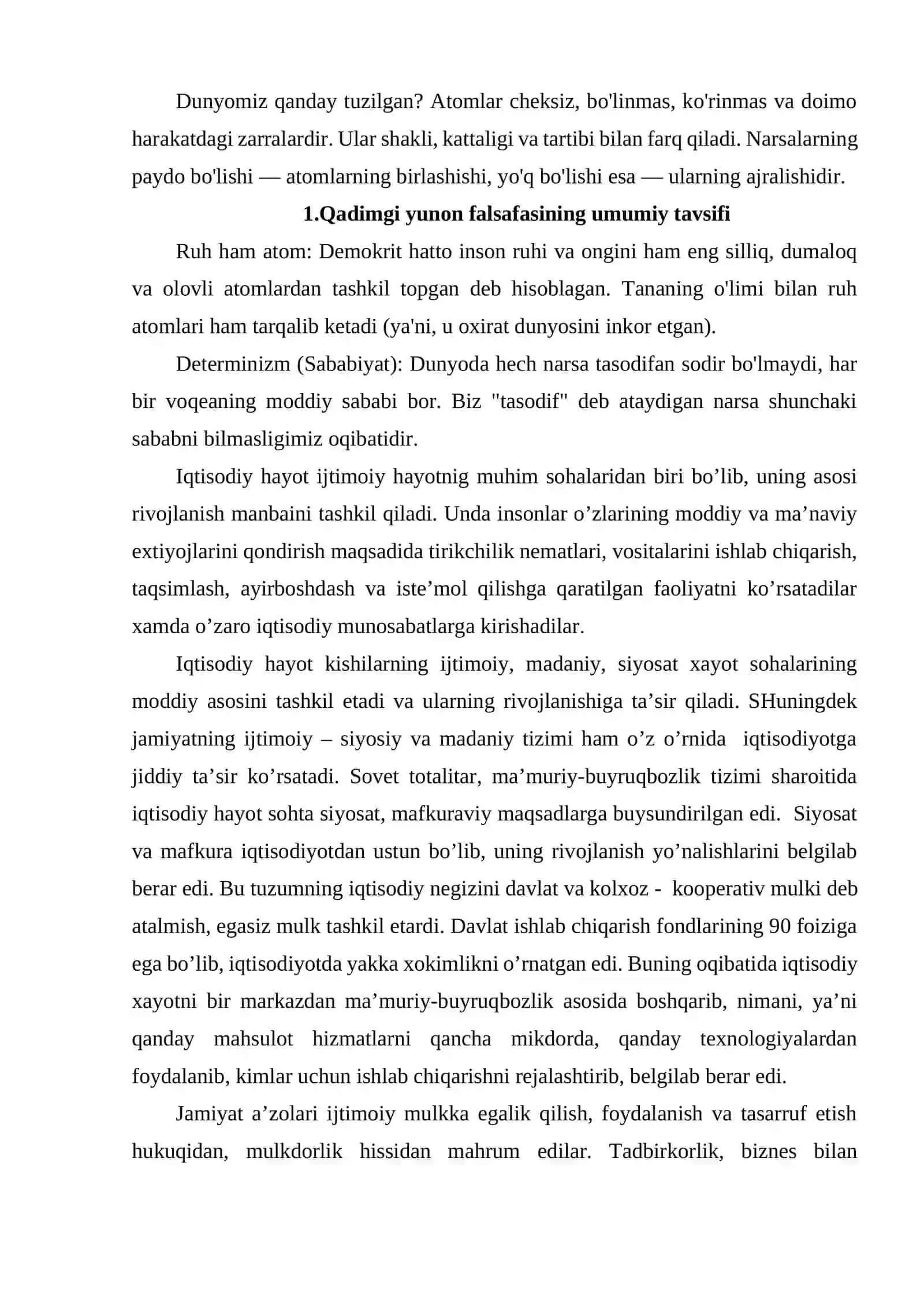 GERAKLIT VA DEMOKRITNING FALSAFIY QARASHLARI. 3