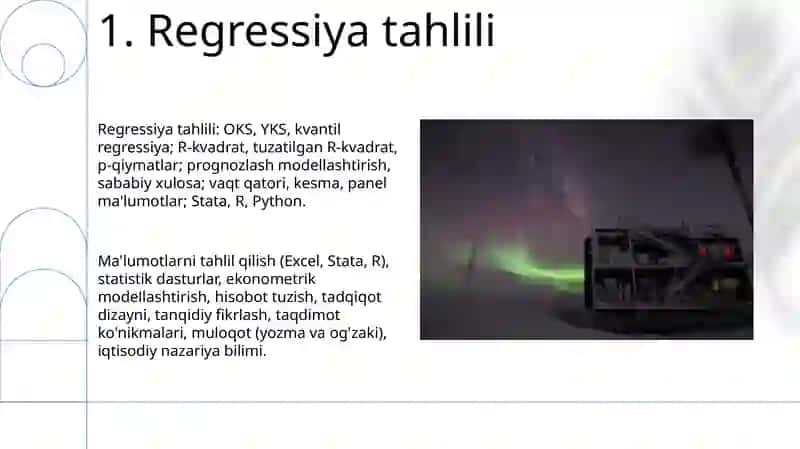 Iqtisodisodiy tadqiqot usullari va ko'nikmalari 3