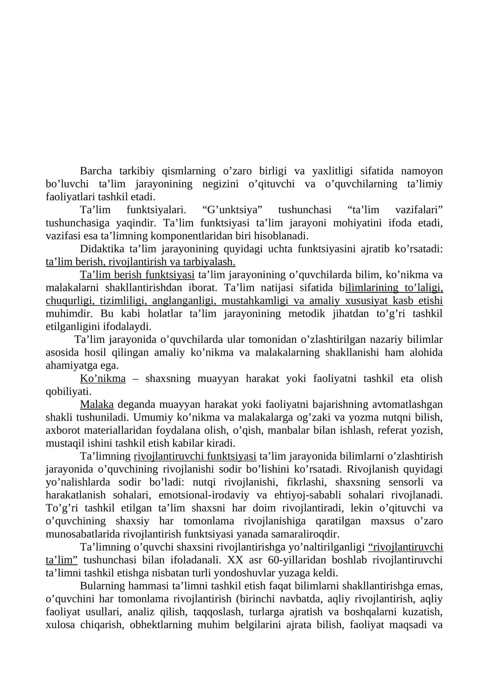 O'qituvchining ta'lim jarayoniga qo'yiladigan asosiy talabalar va o'z ijodiy kayfiyatini boshqarish 3