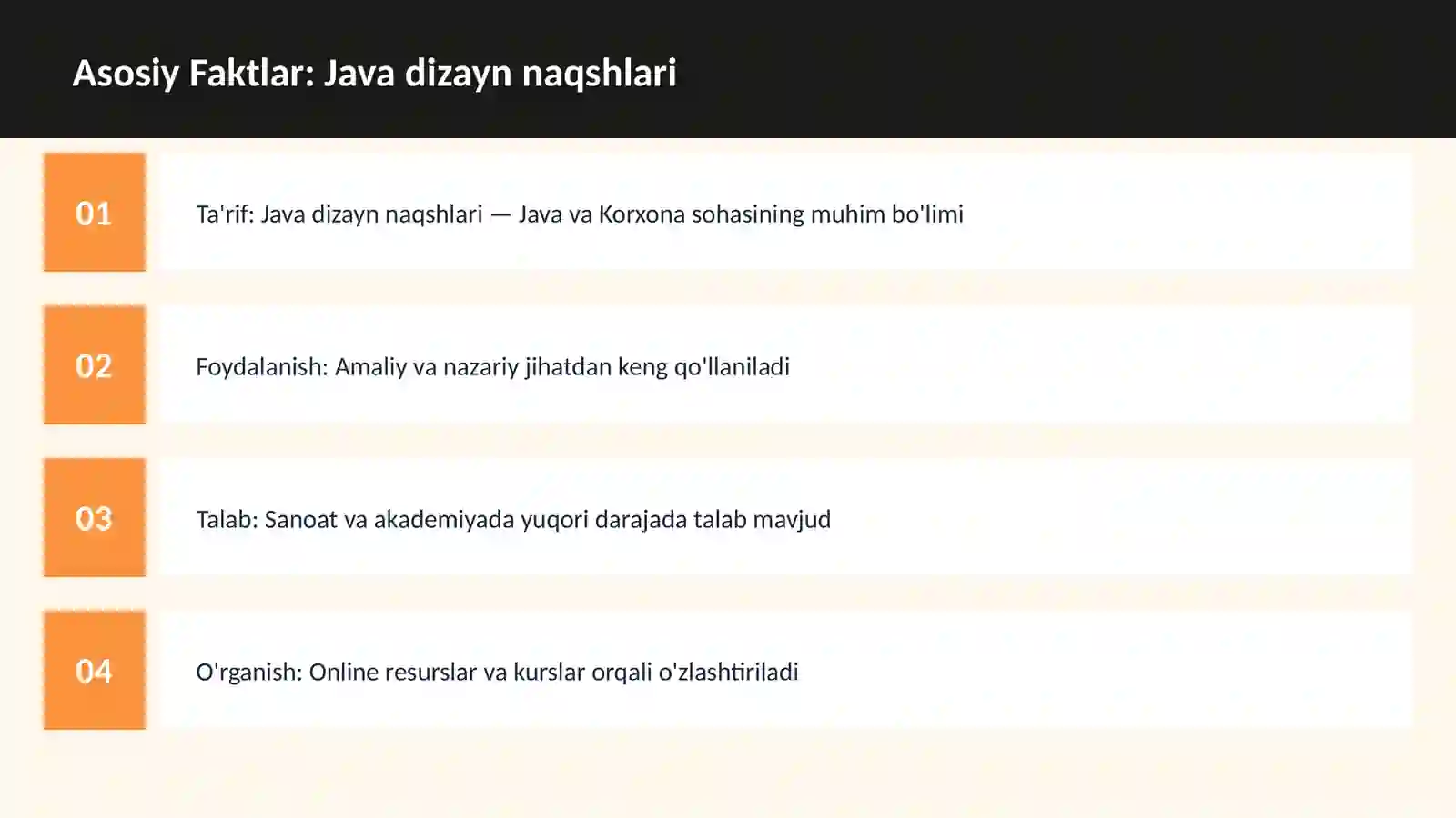 Java dizayn naqshlari 3