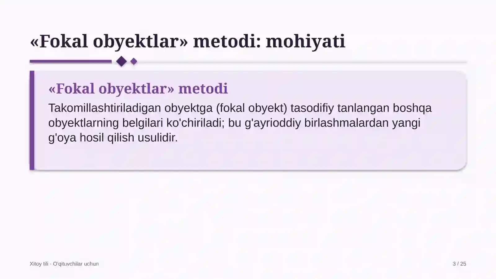 xitoy tili darslarida fokal obyektlar metodidan foydalanish 7917 3
