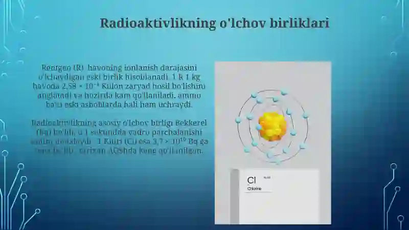 Aktinoidlar. Radiokimyo. Transuran elementlar. Tabiiy va sun`iy radiofaollik 3