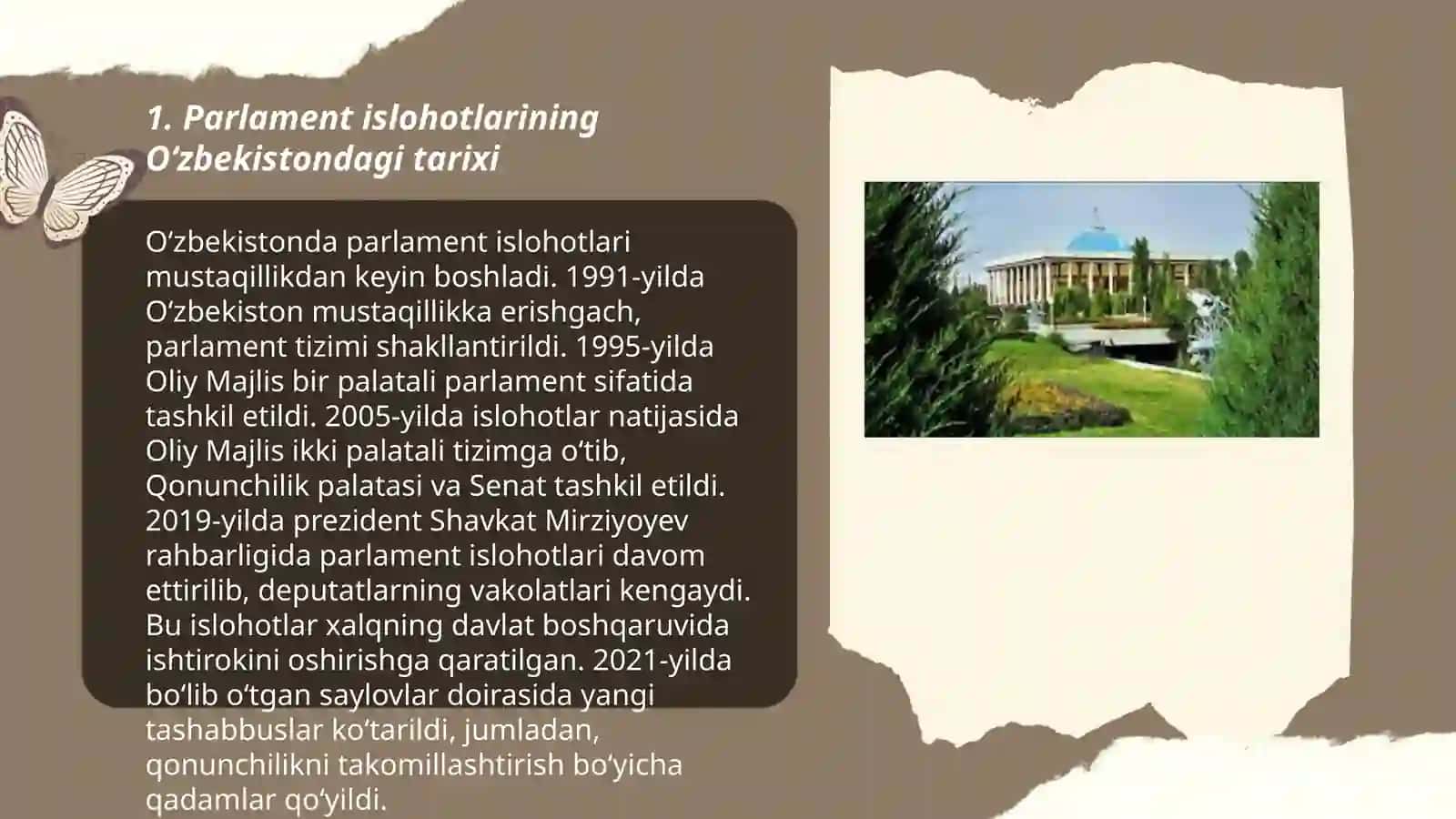 Parlament islohatlarining zaruriyati, tajriba va muammolari 3