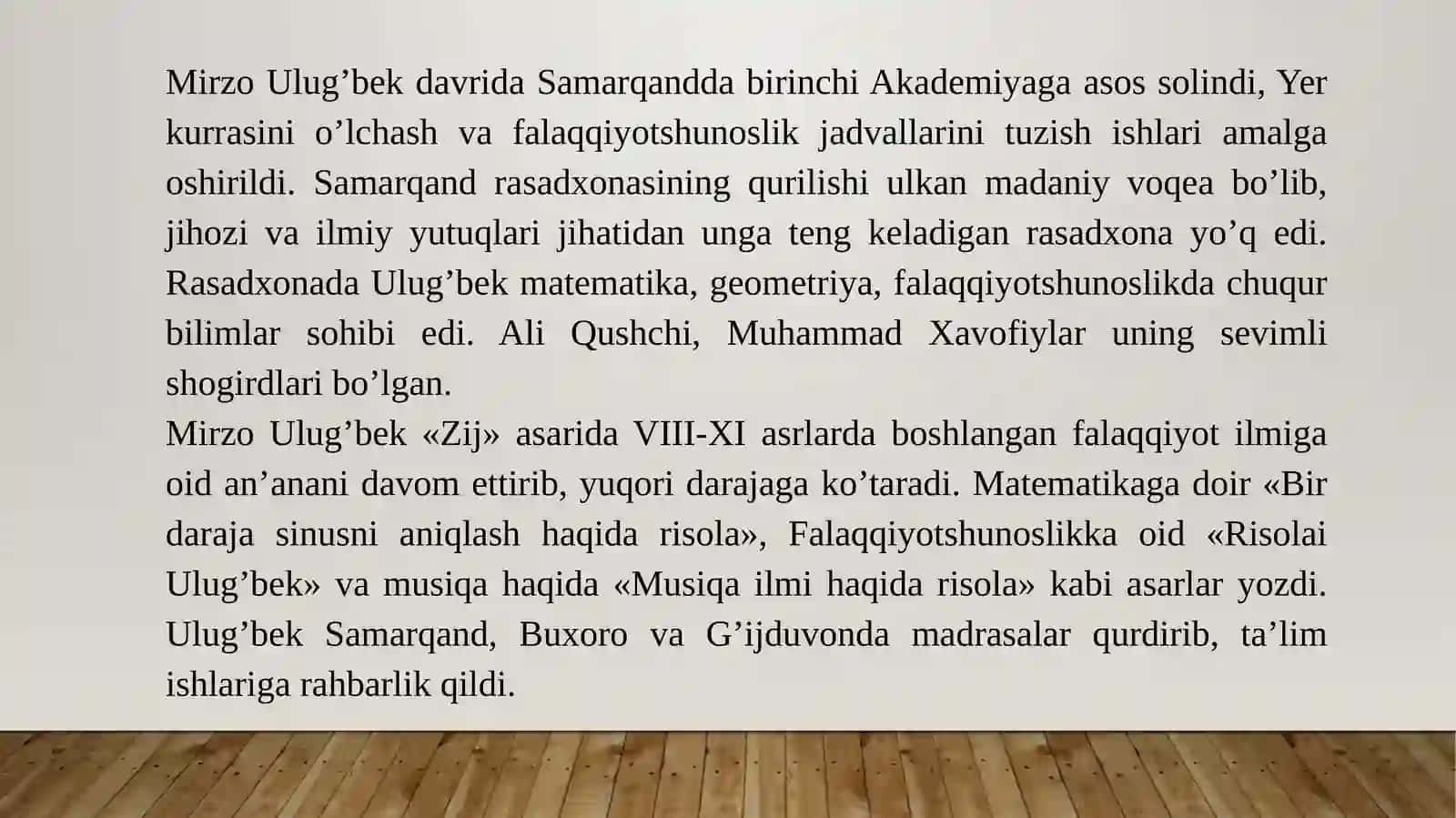 TEMURIYLAR DAVRI MATNSHUNOSLIGI 3