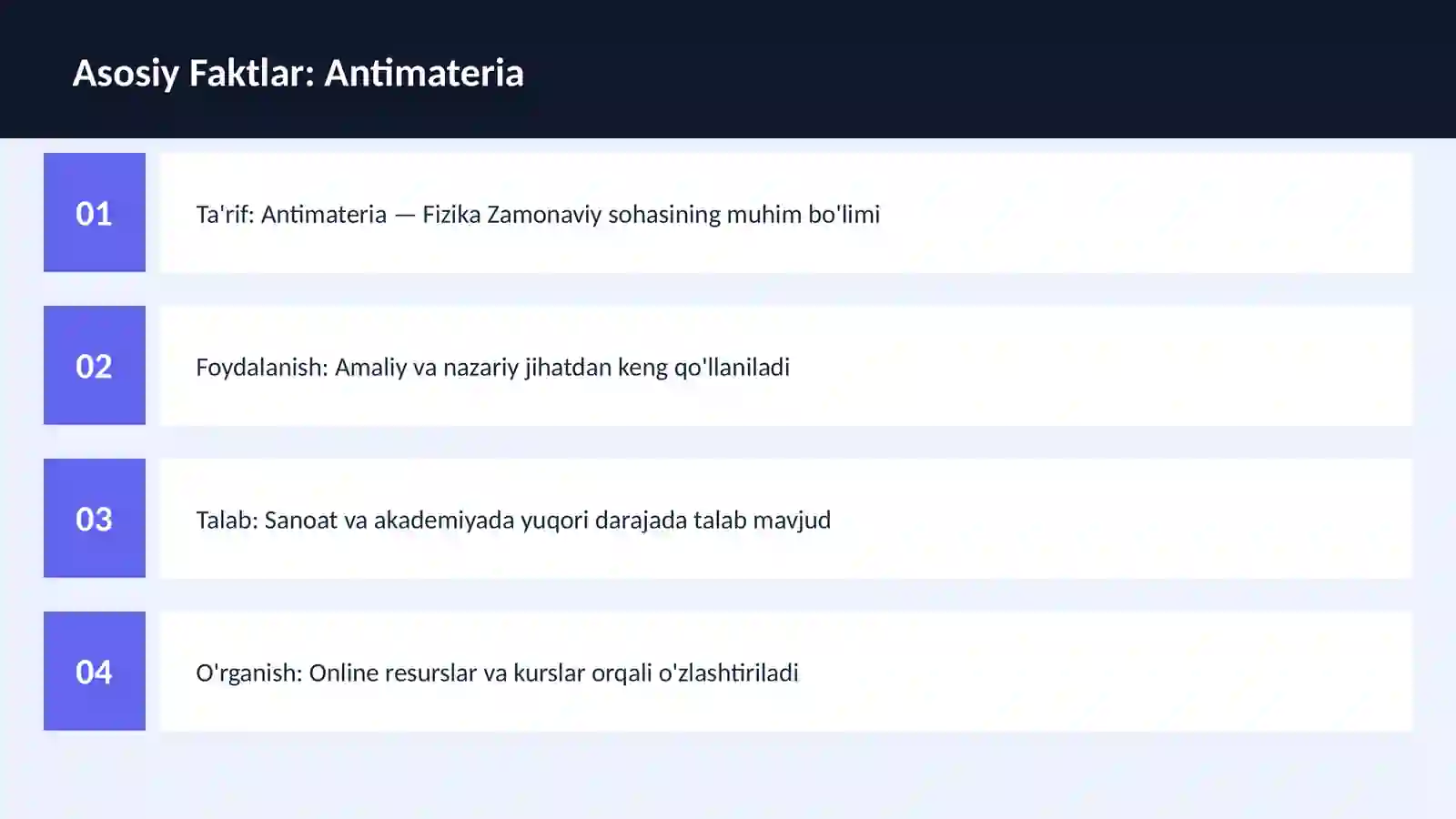 Antimateria 3