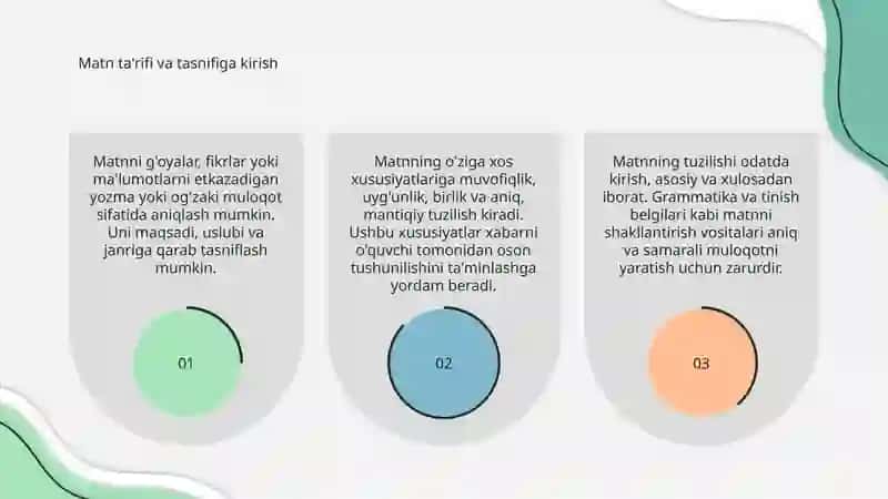 Matnning ta'rif va tasnifi 3