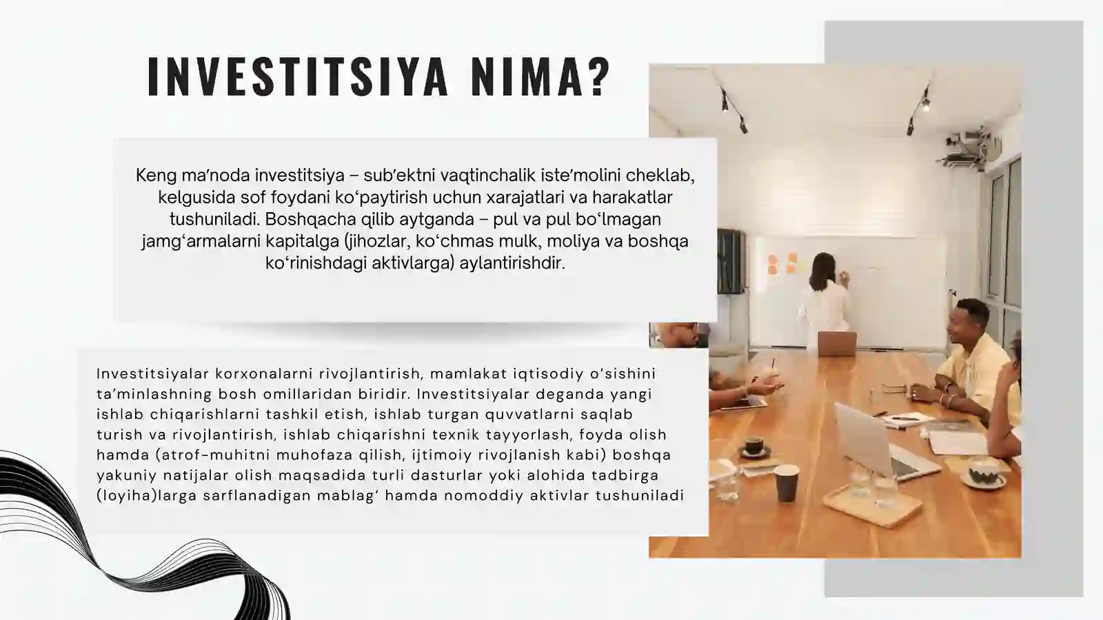 INVESTITSIYALAR: IQTISODIY MAZMUNI, MOHIYATI VA TAFSIFLANISHI (TURLARI) 3