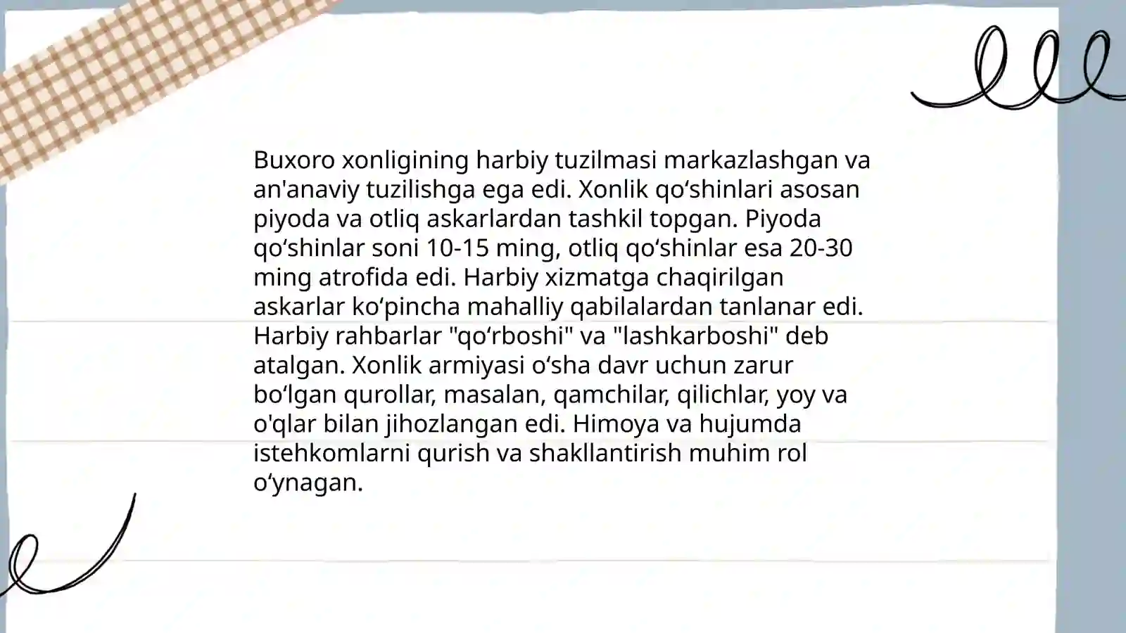 Buxoro xonligida harbiy ishlar 3