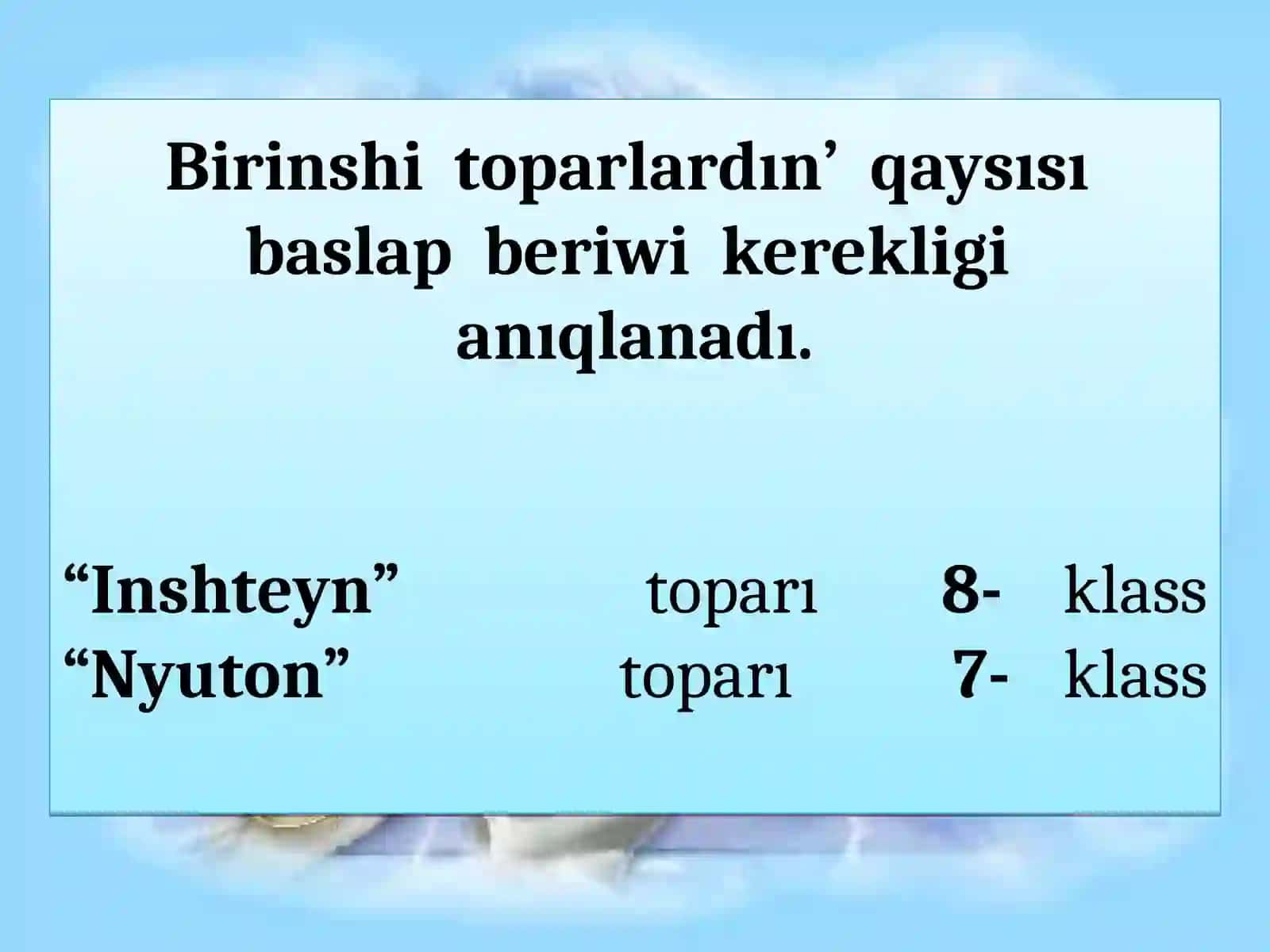 Fizikadan bilim sınap ko'r 3