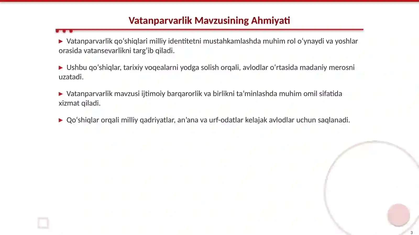 Vatanparvarlik Mavzusidagi Qo‘shiqlarni O‘rgatish Metodikasi 3