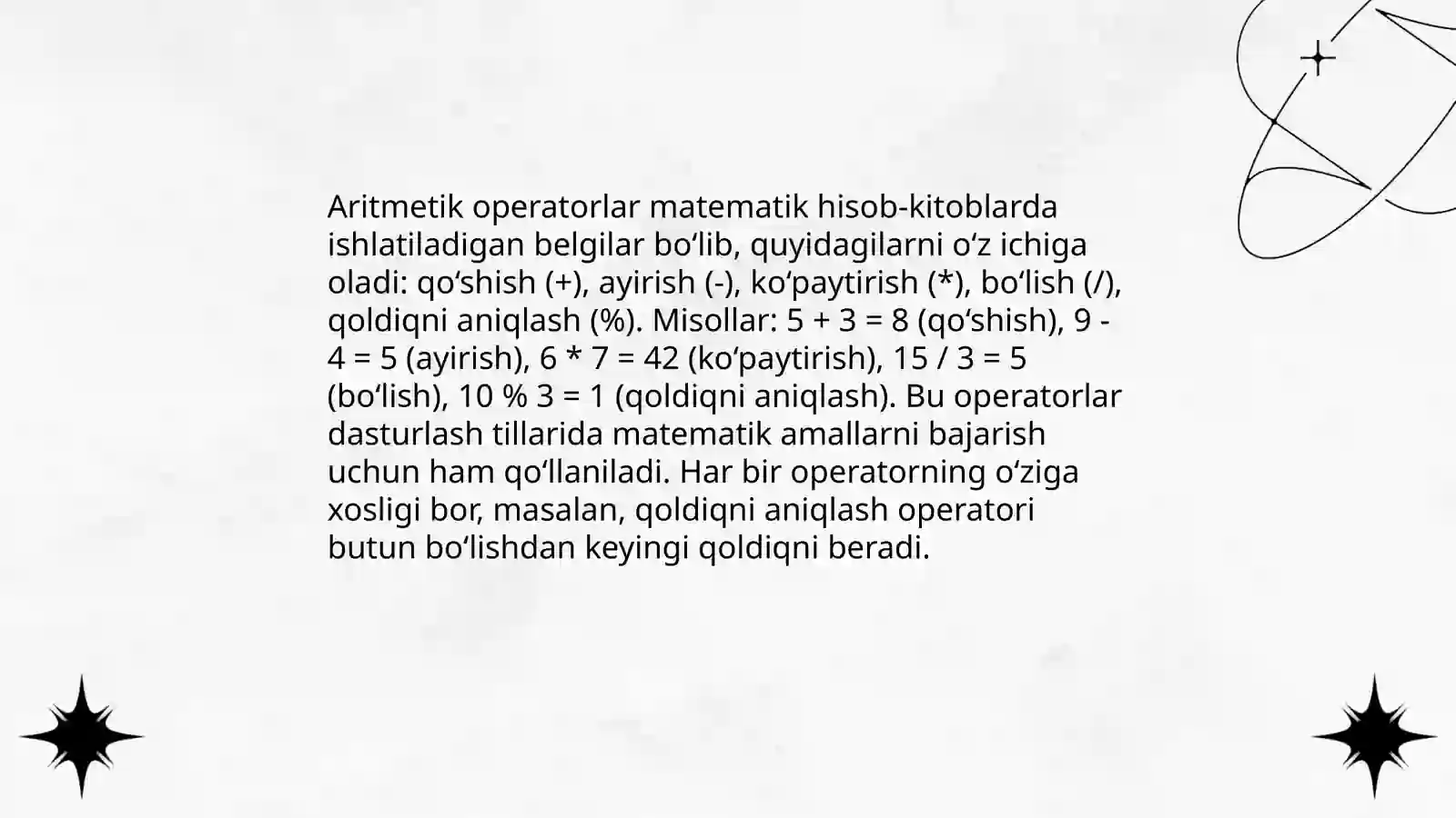 Javascript operatorlari 3