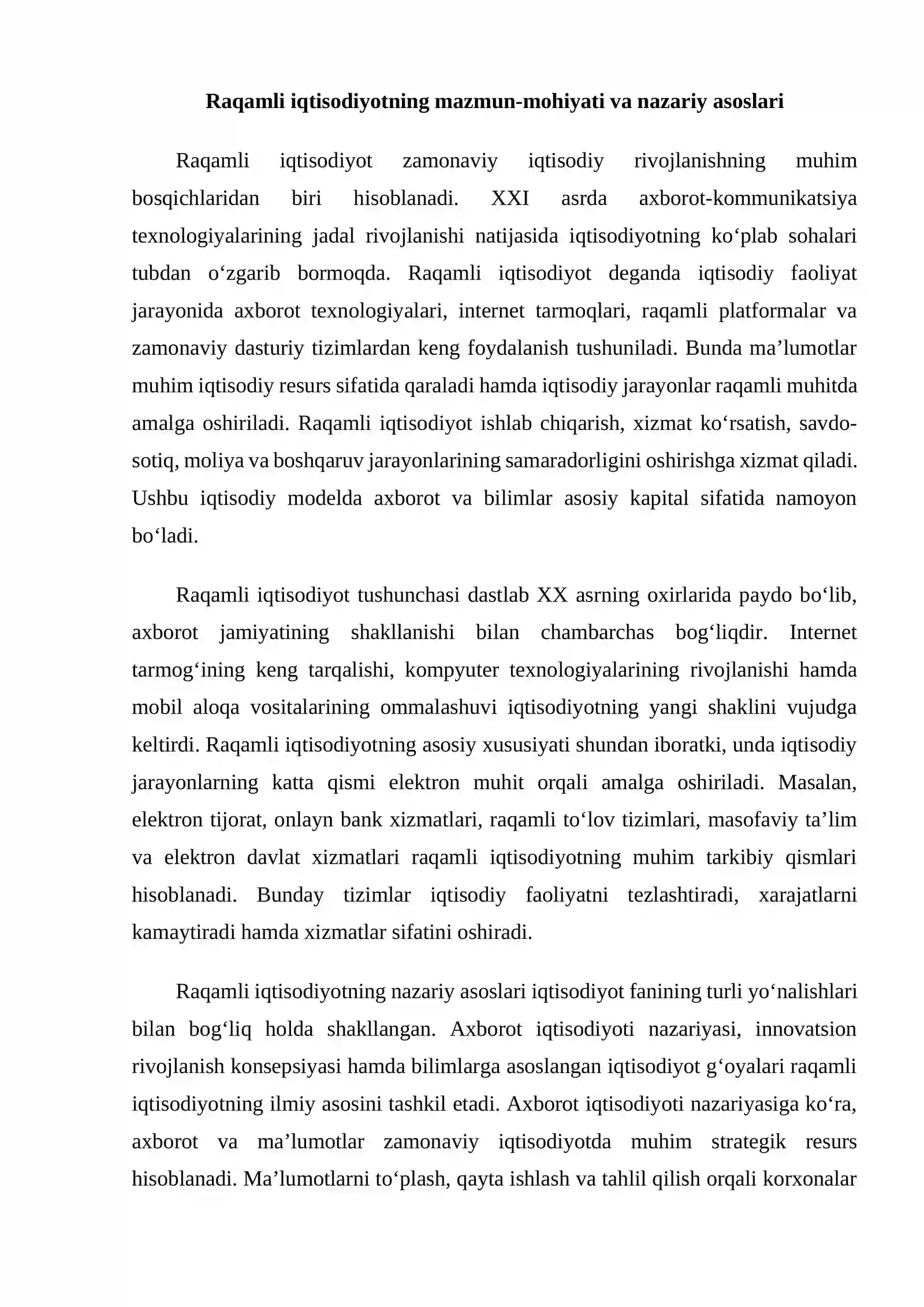 O'zbekiston iqtisodiyotining raqamli transformatsiyasi 3