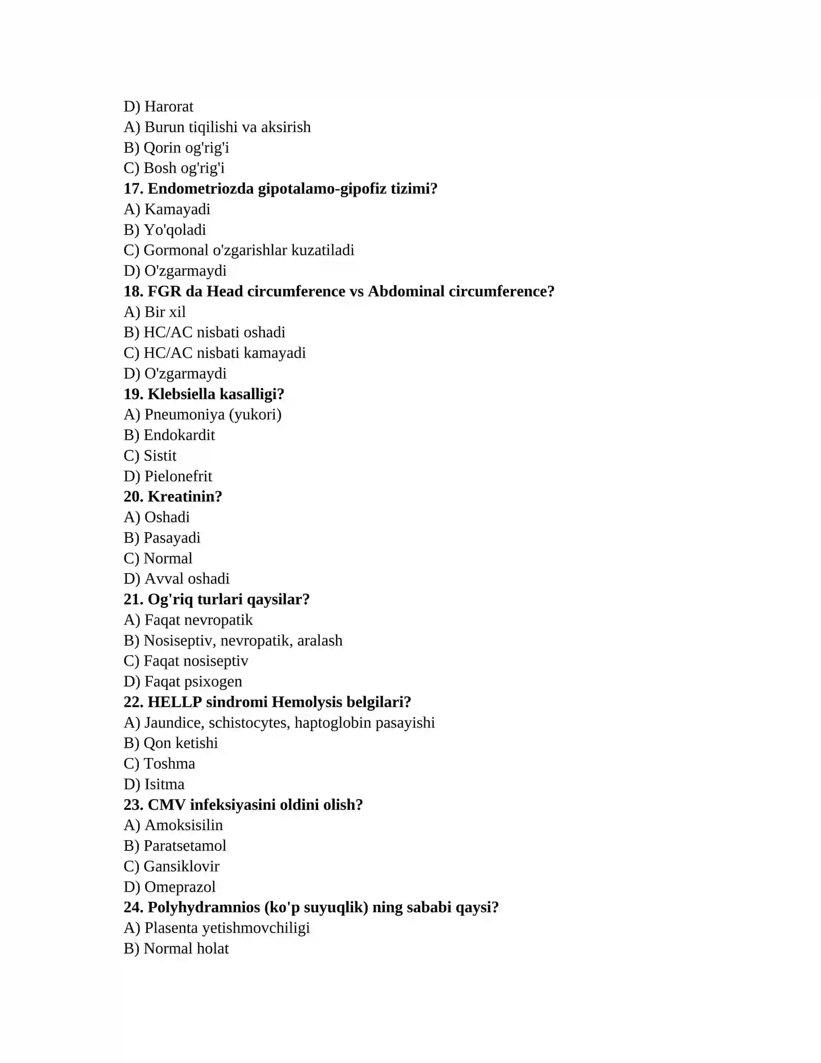 Yangi tibbiyot testlari 3