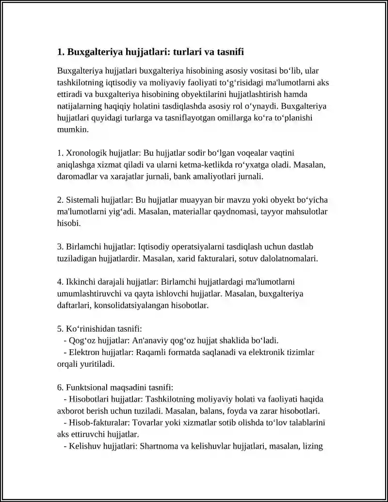 BUXGALTERIYA HISOBI HUJJATLARI 3