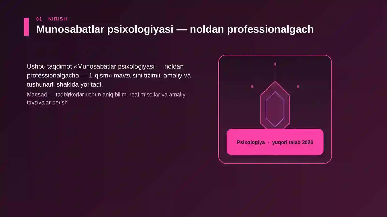 Munosabatlar psixologiyasi — noldan professionalgacha — 1-qism 3