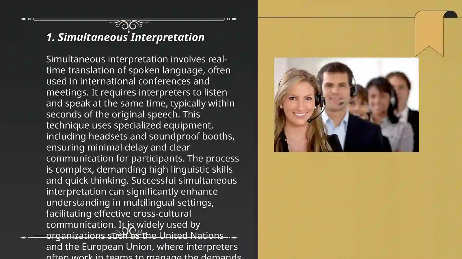 Simultaneous Interpretation 3