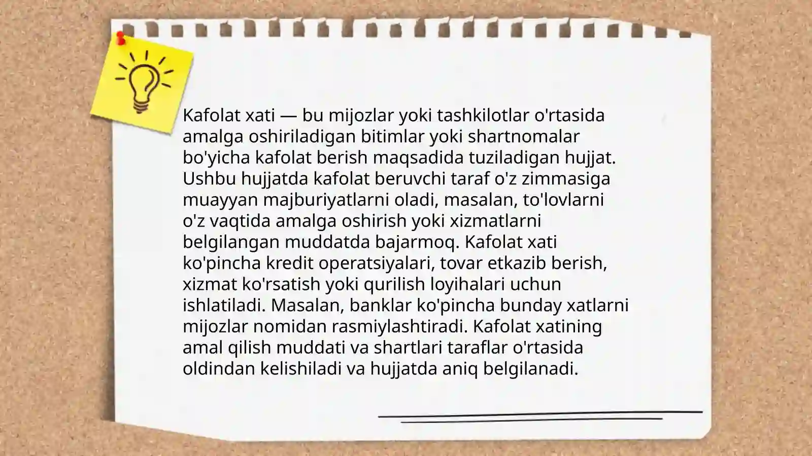 Kafolat xati 3