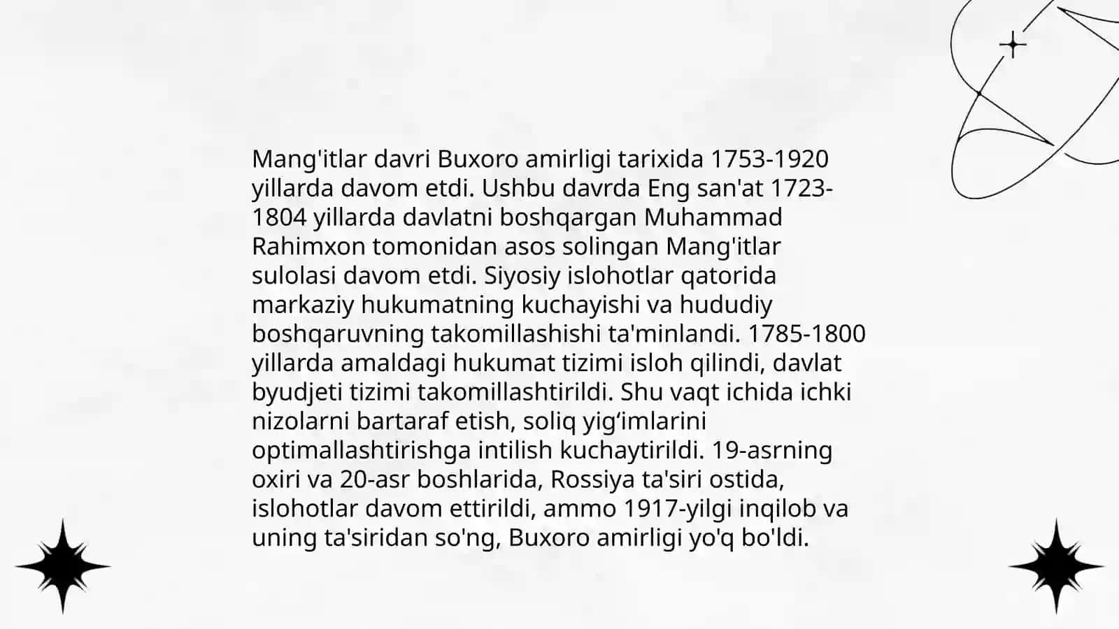 Mang'itlar Boshqar uvi Davri 3