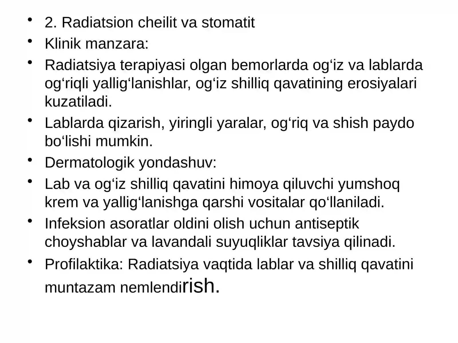Shifokorning onkologik hushyorligi 3
